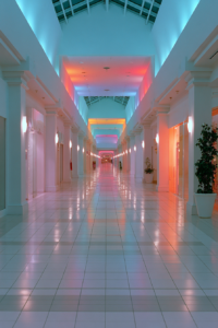 Vaporwave Liminal Space