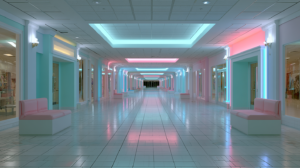Dreamcore Vaporwave Interior